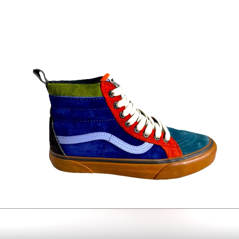VANS Women’s Sk8-High MTE Multicolor Medieval Blue Skater High Tops, Size 8